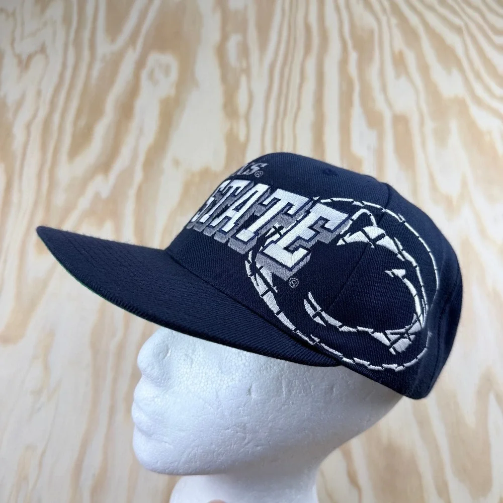 Vintage Sports Specialties Penn State Nittany Lions Navy Blue Snapback Hat 1997